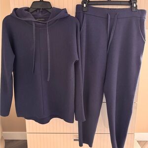 Banana Republic Women's Purple Hoodie and same color and quality path M Set
